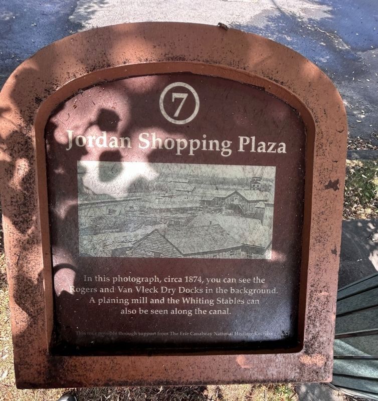 Jordan Shopping Plaza Marker. Click for full size. Jordan Shopping Plaza Marker image. Click for full size.