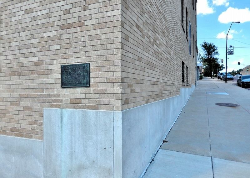First Public School of the Western Frontier Marker. Click for full size. First Public School of the Western Frontier Marker image. Click for full size.