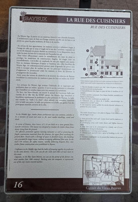 La Rue des Cuisiniers / Rue des Cuisiniers Marker. Click for full size. La Rue des Cuisiniers / Rue des Cuisiniers Marker image. Click for full size.