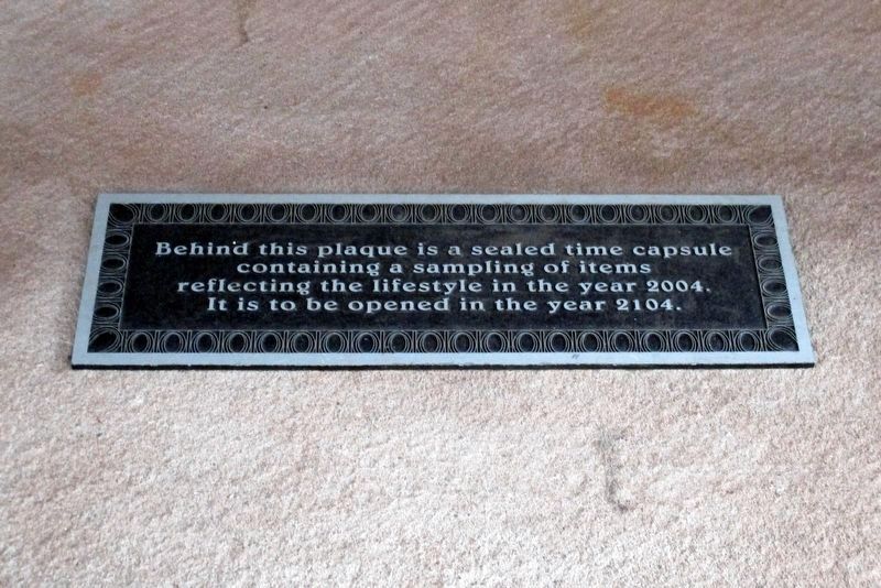 Friars Club time capsule plaque, since removed.. Click for full size. Friars Club time capsule plaque, since removed. image. Click for full size.