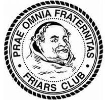 Friars Club crest. Click for full size. Friars Club crest image. Click for full size.