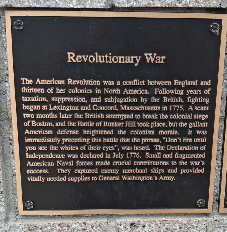 Revolutionary War Marker image. Click for full size.