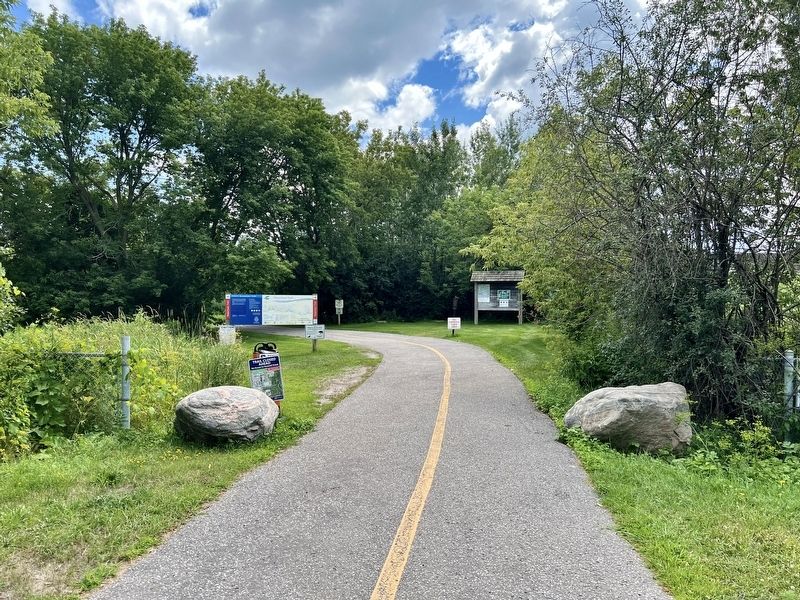 Scugog Carrying Place Marker. Click for full size. Scugog Carrying Place Marker image. Click for full size.