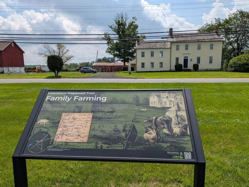 Family Farming Marker and Farmhouse. Click for full size. Family Farming Marker and Farmhouse image. Click for full size.