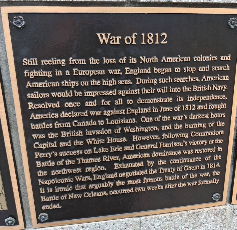 War of 1812 Marker. Click for full size. War of 1812 Marker image. Click for full size.
