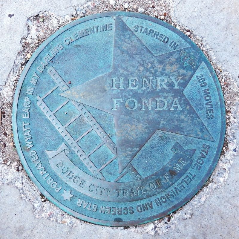 Henry Fonda Marker. Click for full size. Henry Fonda Marker image. Click for full size.