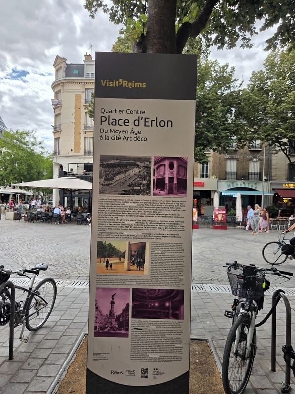 Place d’Erlon Marker. Click for full size. Place d’Erlon Marker image. Click for full size.