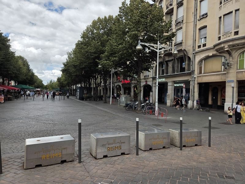 Place d’Erlon Marker. Click for full size. Place d’Erlon Marker image. Click for full size.