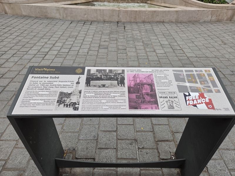 Fontaine Subé Marker. Click for full size. Fontaine Subé Marker image. Click for full size.