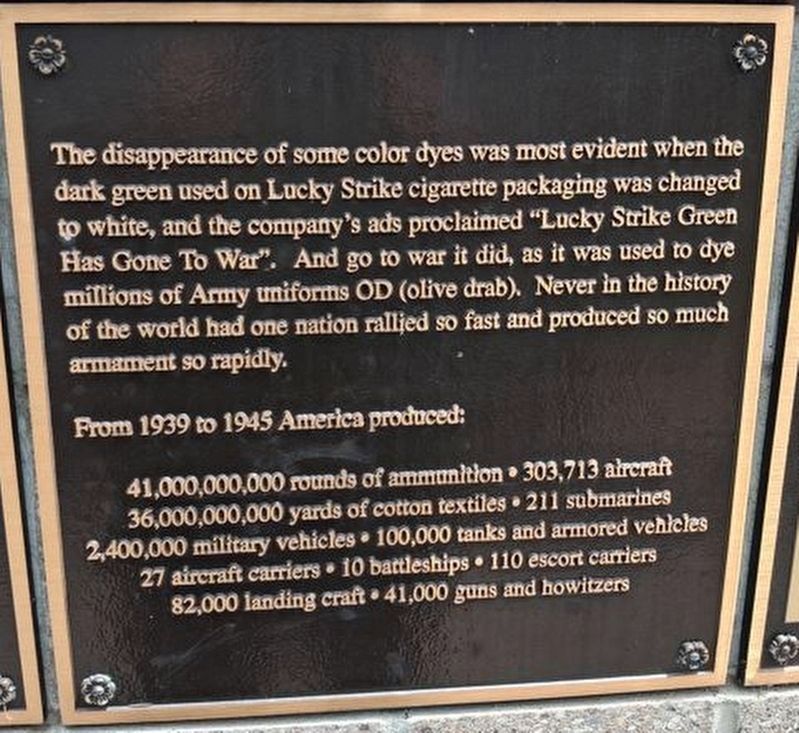World War II Home Front Marker 2. Click for full size. World War II Home Front Marker 2 image. Click for full size.
