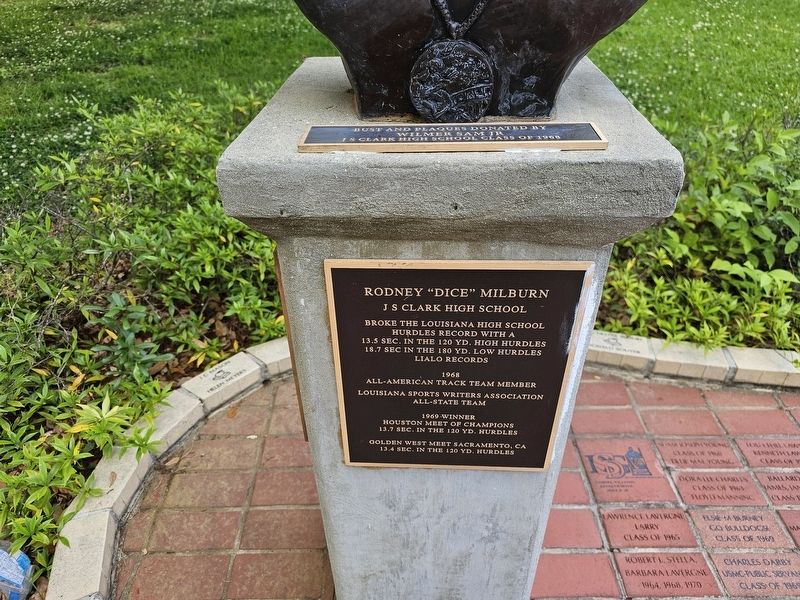 Rodney Milburn Marker, Side One. Click for full size. Rodney Milburn Marker, Side One image. Click for full size.