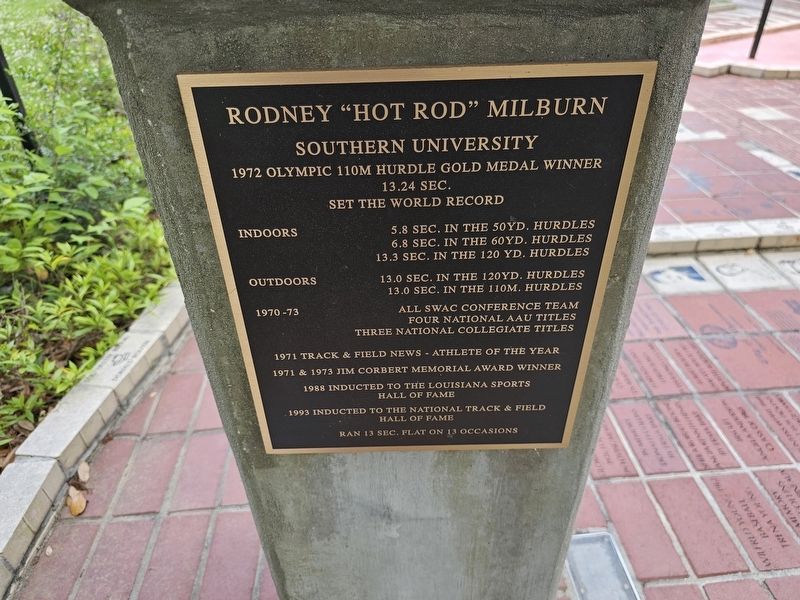Rodney Milburn Marker, Side Two. Click for full size. Rodney Milburn Marker, Side Two image. Click for full size.