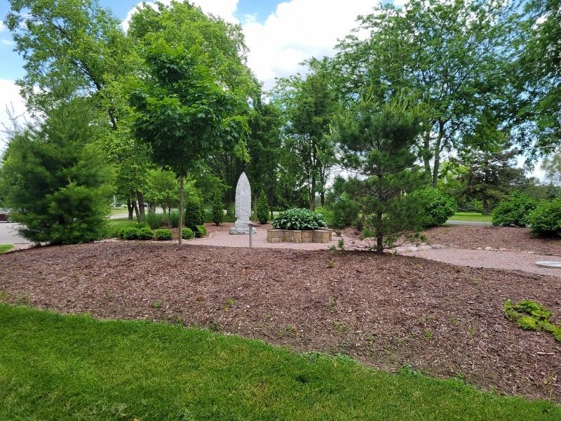 Chippewa Indian Memorial. Click for full size. Chippewa Indian Memorial image. Click for full size.