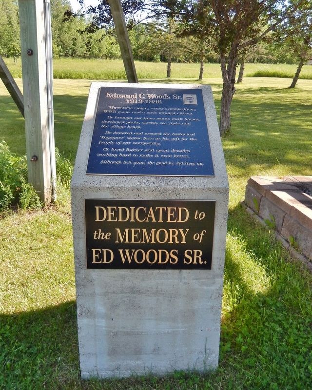 Edmund C. Woods Sr. Monument. Click for full size. Edmund C. Woods Sr. Monument image. Click for full size.