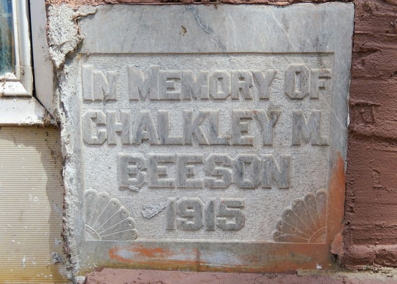 Chalkley M. Beeson Memorial. Click for full size. Chalkley M. Beeson Memorial image. Click for full size.
