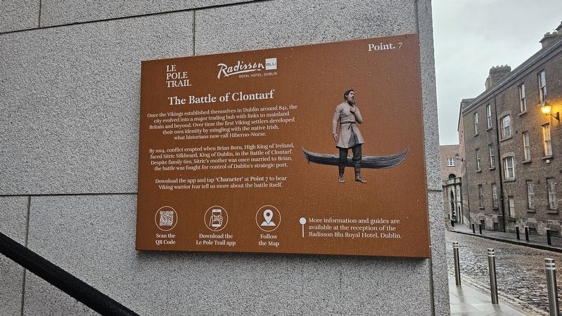 The Battle of Clontarf Marker. Click for full size. The Battle of Clontarf Marker image. Click for full size.