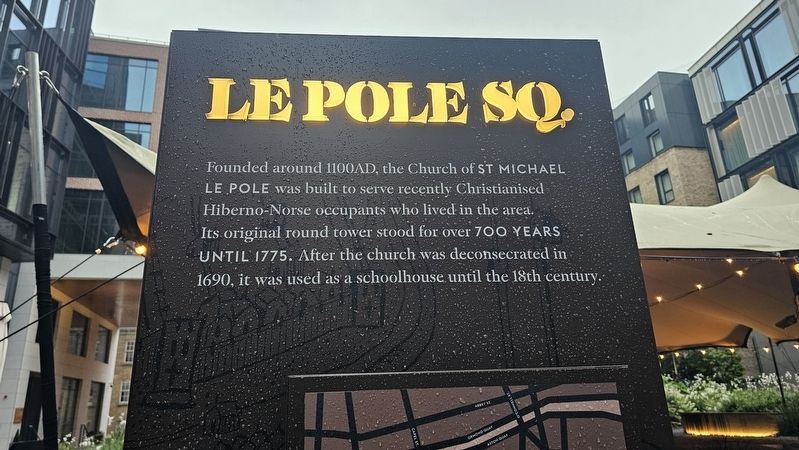 Le Pole Sq. Marker. Click for full size. Le Pole Sq. Marker image. Click for full size.