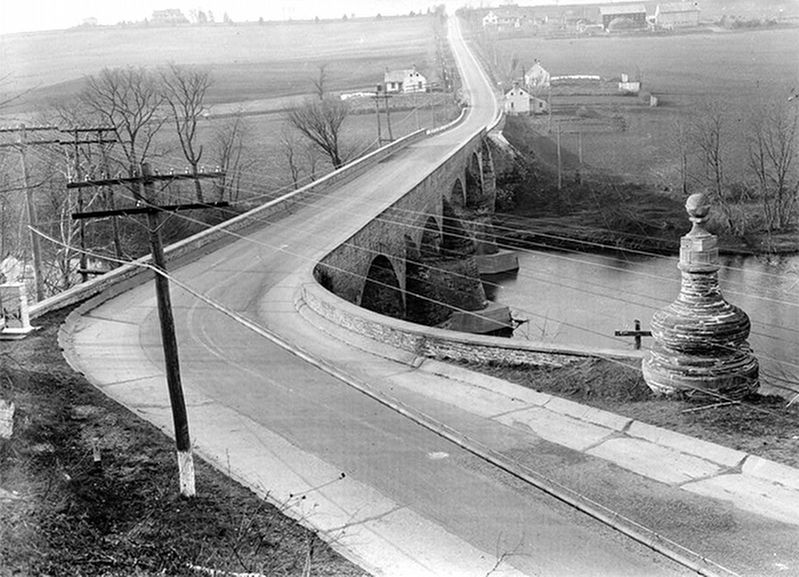 Jug Bridge, Frederick Road spanning Monacacy River, Frederick, Frederick County, MD image. Click for full size.