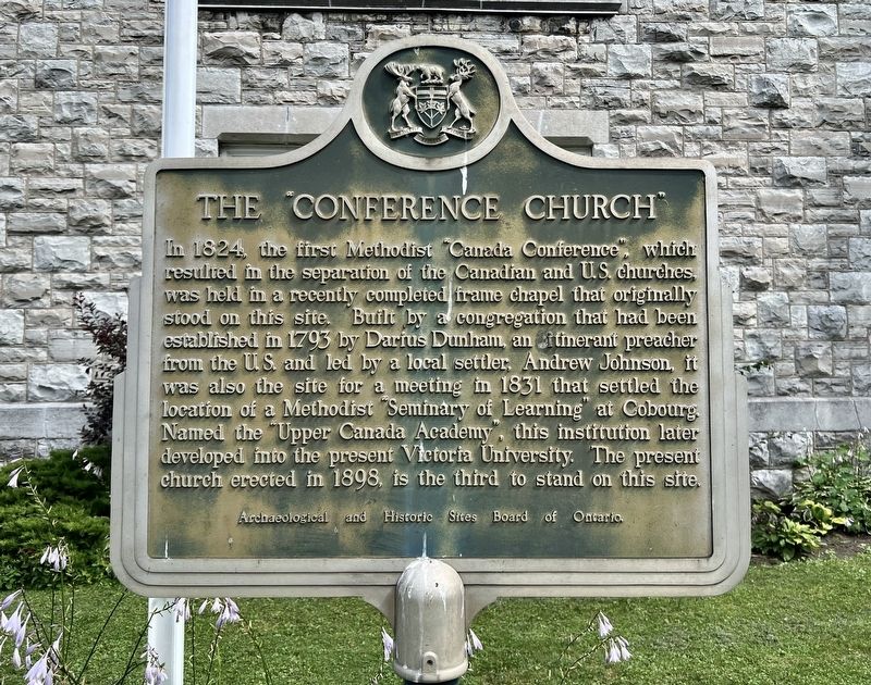 The “Conference Church” Marker. Click for full size. The “Conference Church” Marker image. Click for full size.