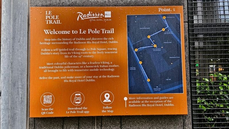 Welcome to Le Pole Trail Marker. Click for full size. Welcome to Le Pole Trail Marker image. Click for full size.