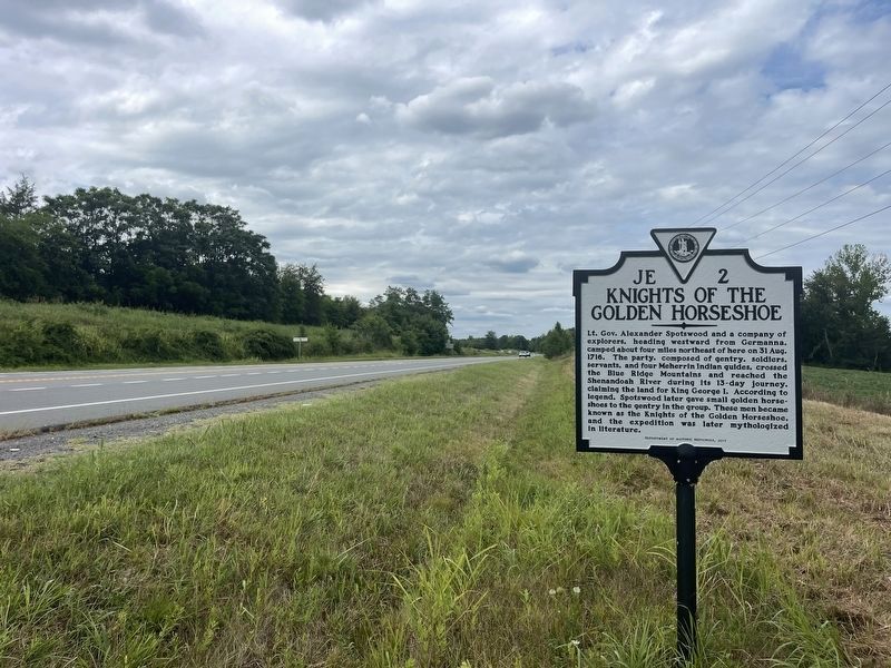 Knights of the Golden Horseshoe Marker image. Click for full size.