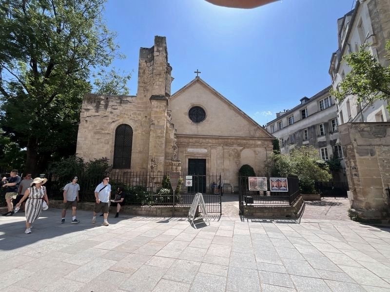 Eglise Saint-Julien-le-Pauvre Marker. Click for full size. Eglise Saint-Julien-le-Pauvre Marker image. Click for full size.
