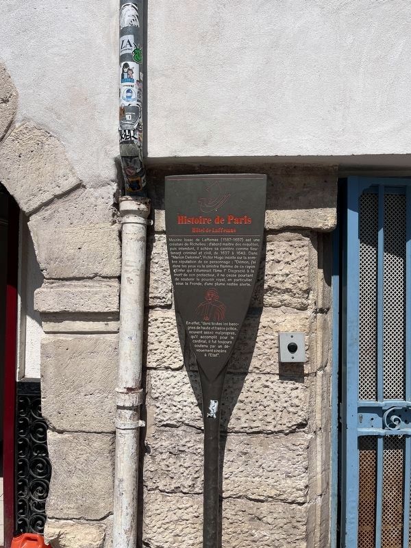 Hôtel de Laffemas Marker. Click for full size. Hôtel de Laffemas Marker image. Click for full size.
