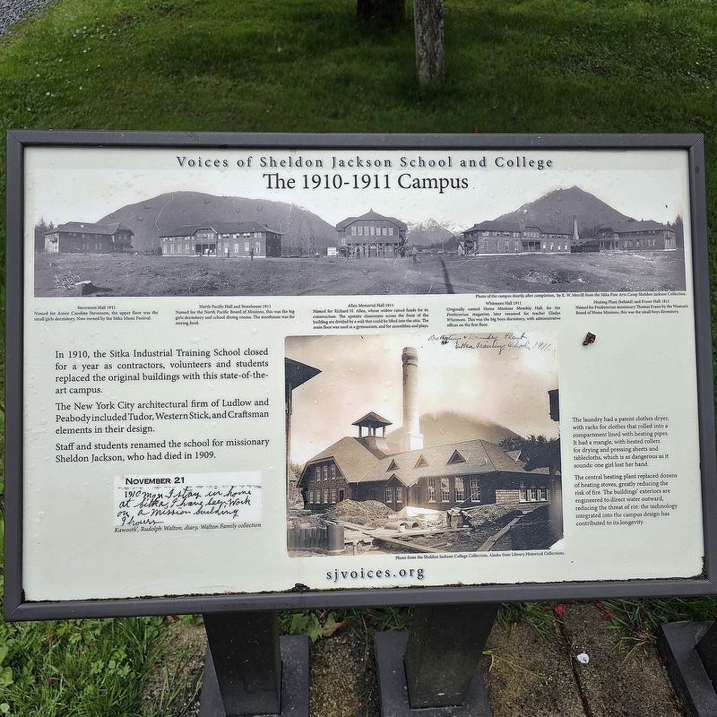 The 1910-1911 Campus Marker image. Click for full size.