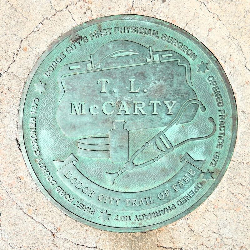 T. L. McCarty Marker. Click for full size. T. L. McCarty Marker image. Click for full size.