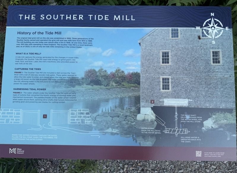The Souther Tide Mill Marker. Click for full size. The Souther Tide Mill Marker image. Click for full size.