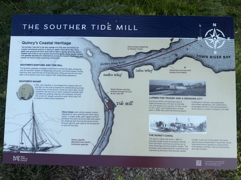 The Souther Tide Mill Marker. Click for full size. The Souther Tide Mill Marker image. Click for full size.