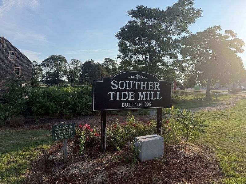 The Souther Tide Mill Sign & Marker. Click for full size. The Souther Tide Mill Sign & Marker image. Click for full size.