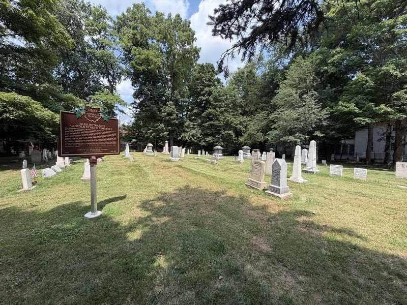 Olde Methodist (Lincoln Street) Cemetery Marker. Click for full size. Olde Methodist (Lincoln Street) Cemetery Marker image. Click for full size.
