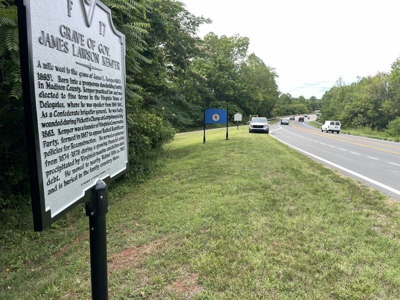 Grave of Gov. James Lawson Kemper Marker. Click for full size. Grave of Gov. James Lawson Kemper Marker image. Click for full size.