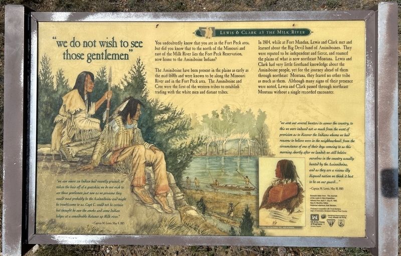 "we do not wish to see those gentlemen" Marker. Click for full size. "we do not wish to see those gentlemen" Marker image. Click for full size.