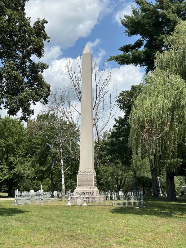Governor Washburn Monument. Click for full size. Governor Washburn Monument image. Click for full size.