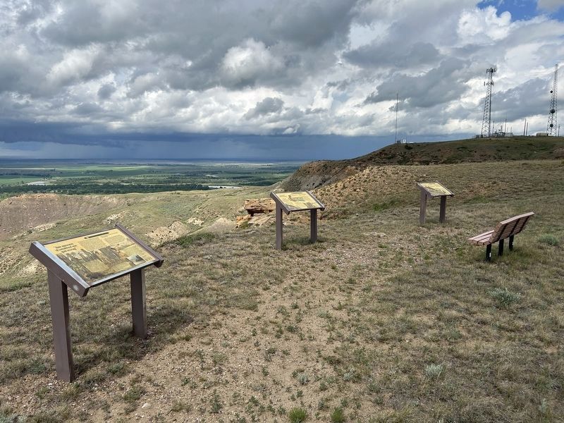 "these appearances of cottonwood were quite reviving" Marker (left). Click for full size. "these appearances of cottonwood were quite reviving" Marker (left) image. Click for full size.