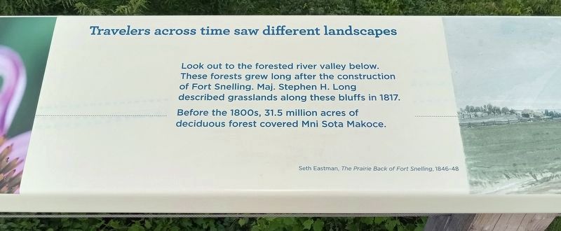 Travelers across time saw different landscapes. Click for full size. Travelers across time saw different landscapes image. Click for full size.