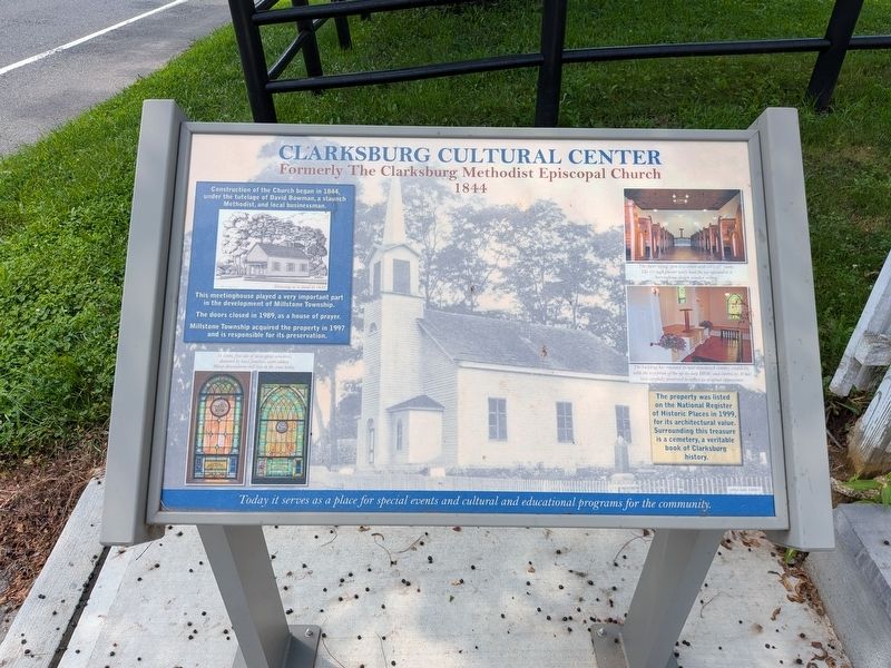Clarksburg Cultural Center Marker. Click for full size. Clarksburg Cultural Center Marker image. Click for full size.