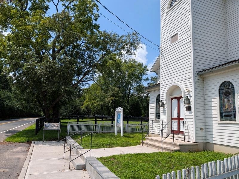 Clarksburg Cultural Center and Marker. Click for full size. Clarksburg Cultural Center and Marker image. Click for full size.