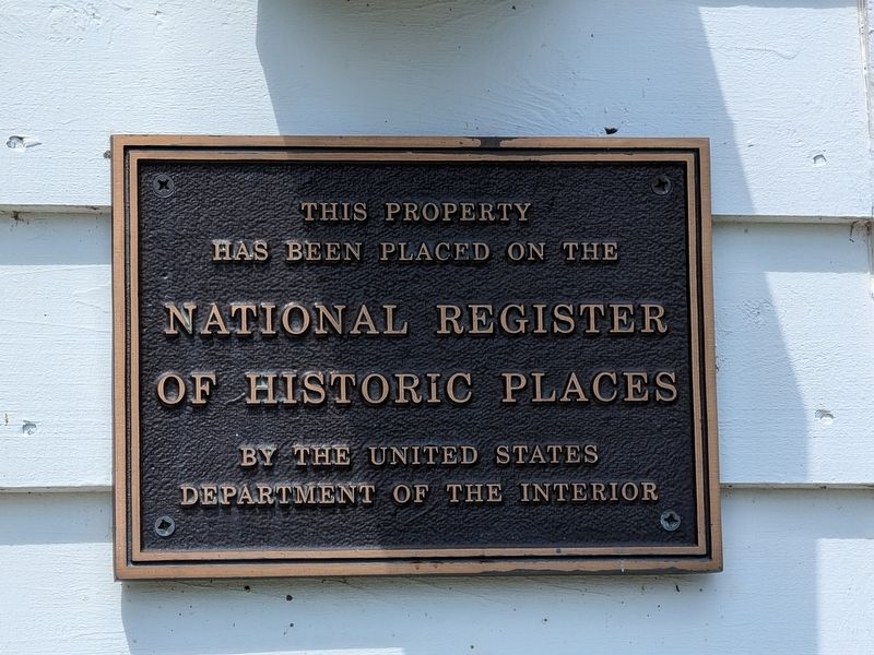 National Register of Historic Places Marker. Click for full size. National Register of Historic Places Marker image. Click for full size.