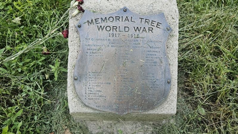 Company H, 307th Infantry, 77th Division Marker. Click for full size. Company H, 307th Infantry, 77th Division Marker image. Click for full size.