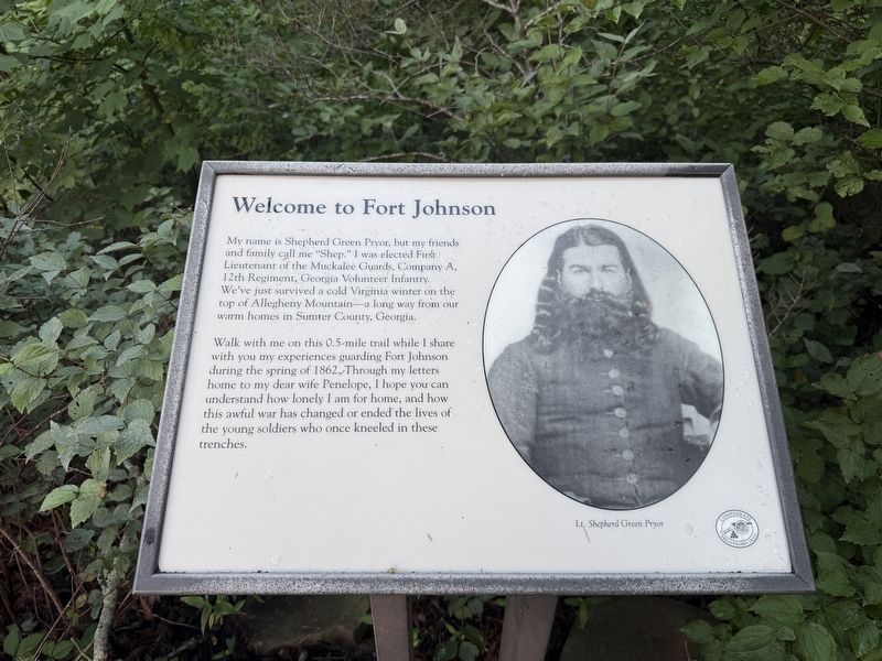 Welcome to Fort Johnson Marker. Click for full size. Welcome to Fort Johnson Marker image. Click for full size.