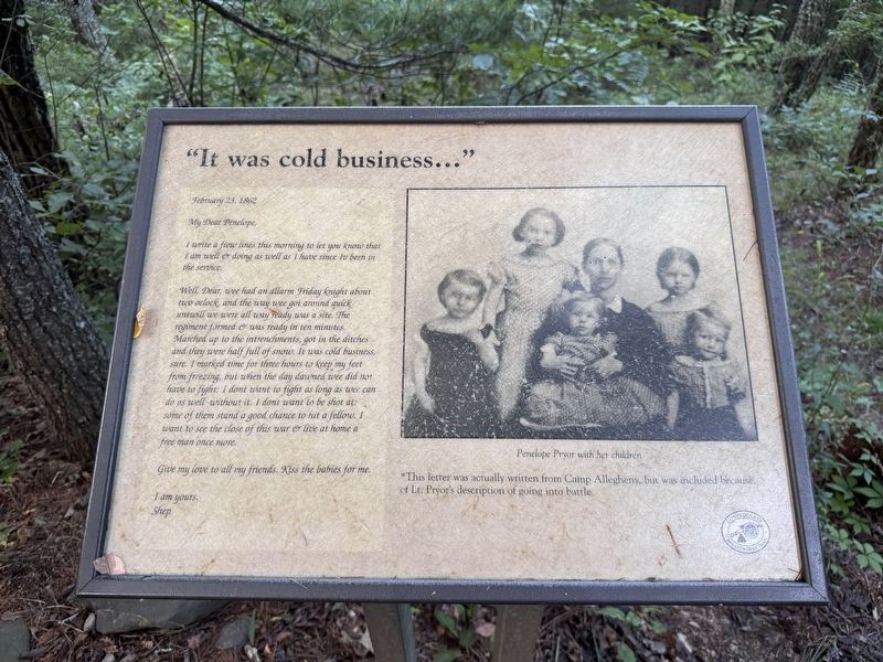 �It was cold business�� Marker image. Click for full size.
