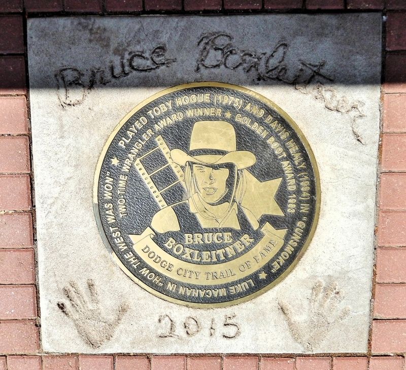 Bruce Boxleitner Marker. Click for full size. Bruce Boxleitner Marker image. Click for full size.