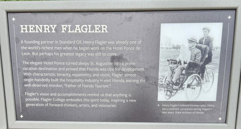 Henry Flagler Marker. Click for full size. Henry Flagler Marker image. Click for full size.