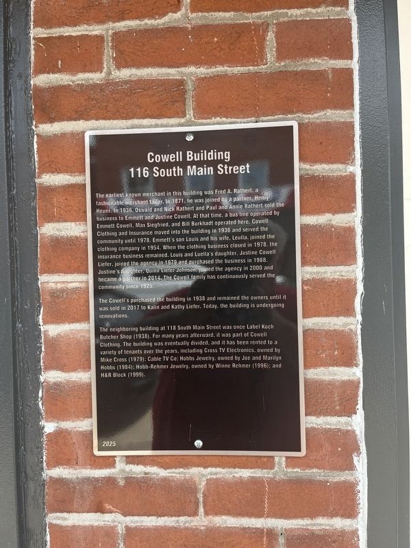 Cowell Building Marker. Click for full size. Cowell Building Marker image. Click for full size.