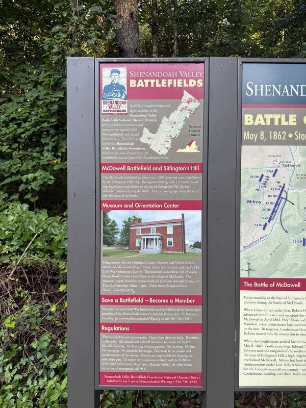 Shenandoah Valley Battlefields Marker. Click for full size. Shenandoah Valley Battlefields Marker image. Click for full size.