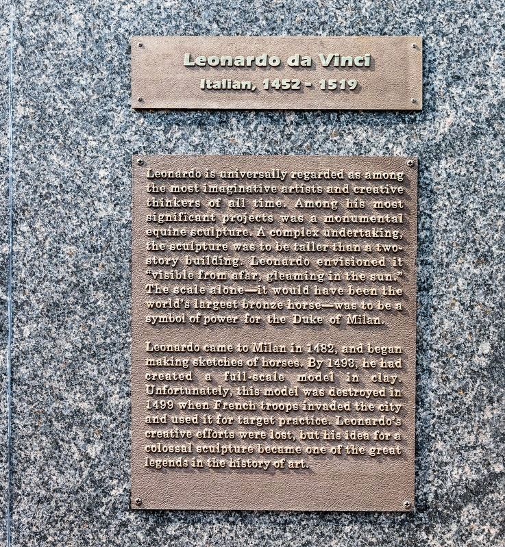 Leonardo da Vinci Tablet image. Click for full size.