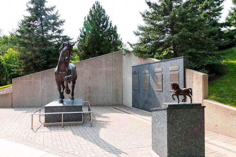 <i>Homage to Leonardo</i> (left) and <i>Leonardo da Vinci�s Horse</i> (right) and Tablets image. Click for full size.